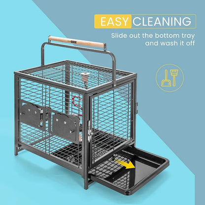 19" Wrought Iron Travel Carrier