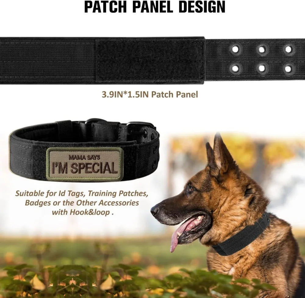 Adjustable Military Dog Collar
