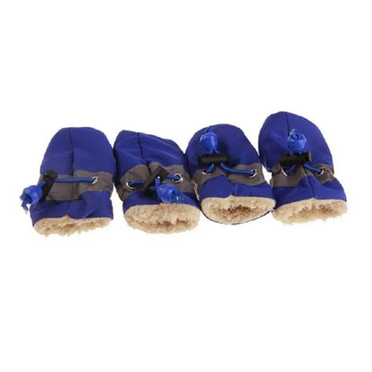 4pcs Soft Soled Anti-Skid Puppy Shoes