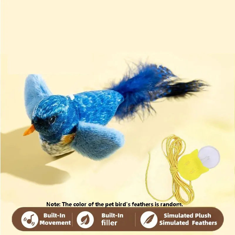 Toy emulates sound to amuse cat