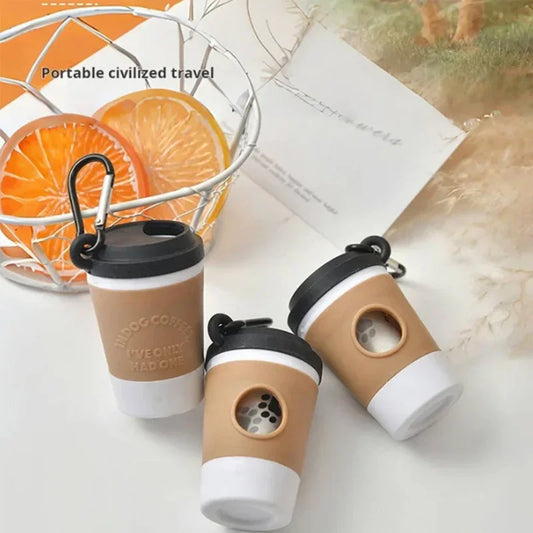 Portable Pet Poop Trash Can Dispenser