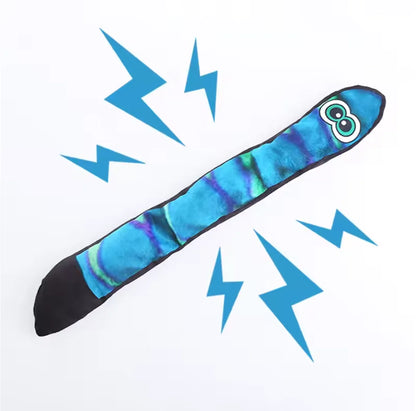 Tough, Plush, Squeaky Long Eyed Snake