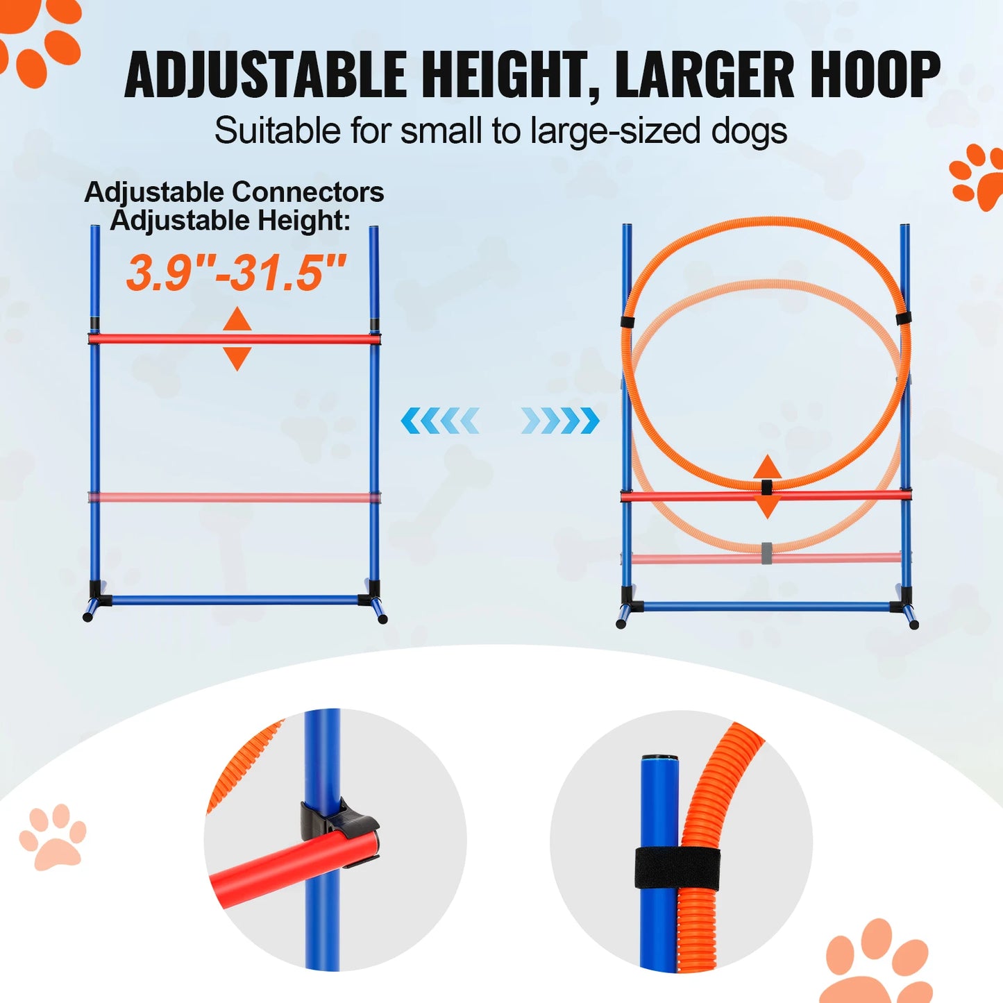 4 PCS Dog Agility Training Equipment