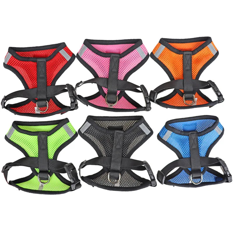 Adjustable Vest Harness with Leash
