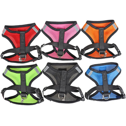 Adjustable Vest Harness with Leash