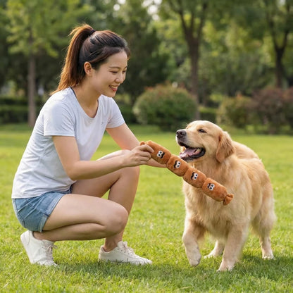 Dog Plush Teeth Cleaning Chew Toy