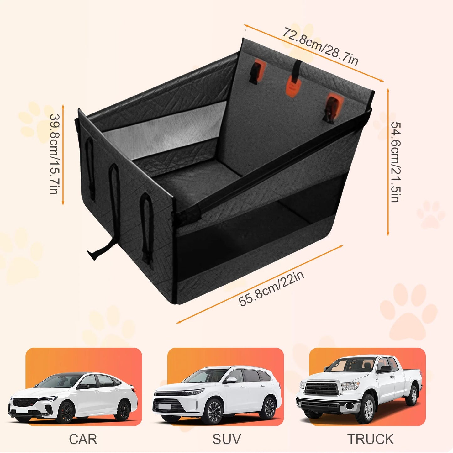Waterproof, Nonslip Dog Car Seat Cover