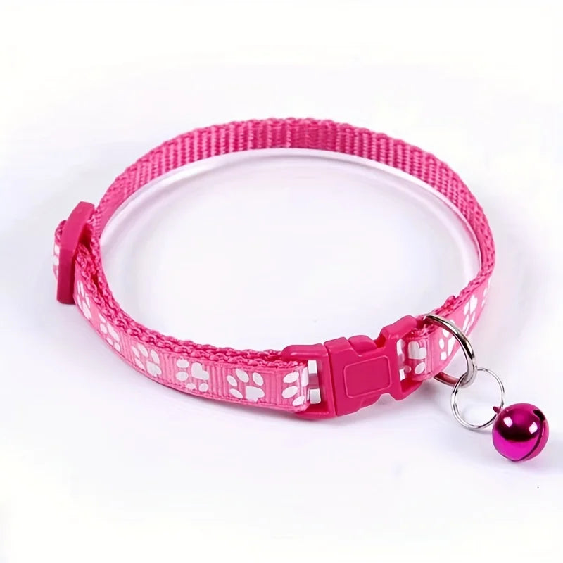 Colorful Pattern Collar w/Bell