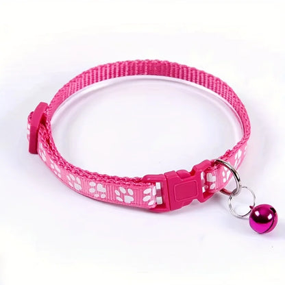 Colorful Pattern Collar w/Bell