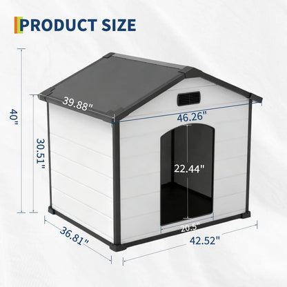 Waterproof, Insulated Outdoor Dog House