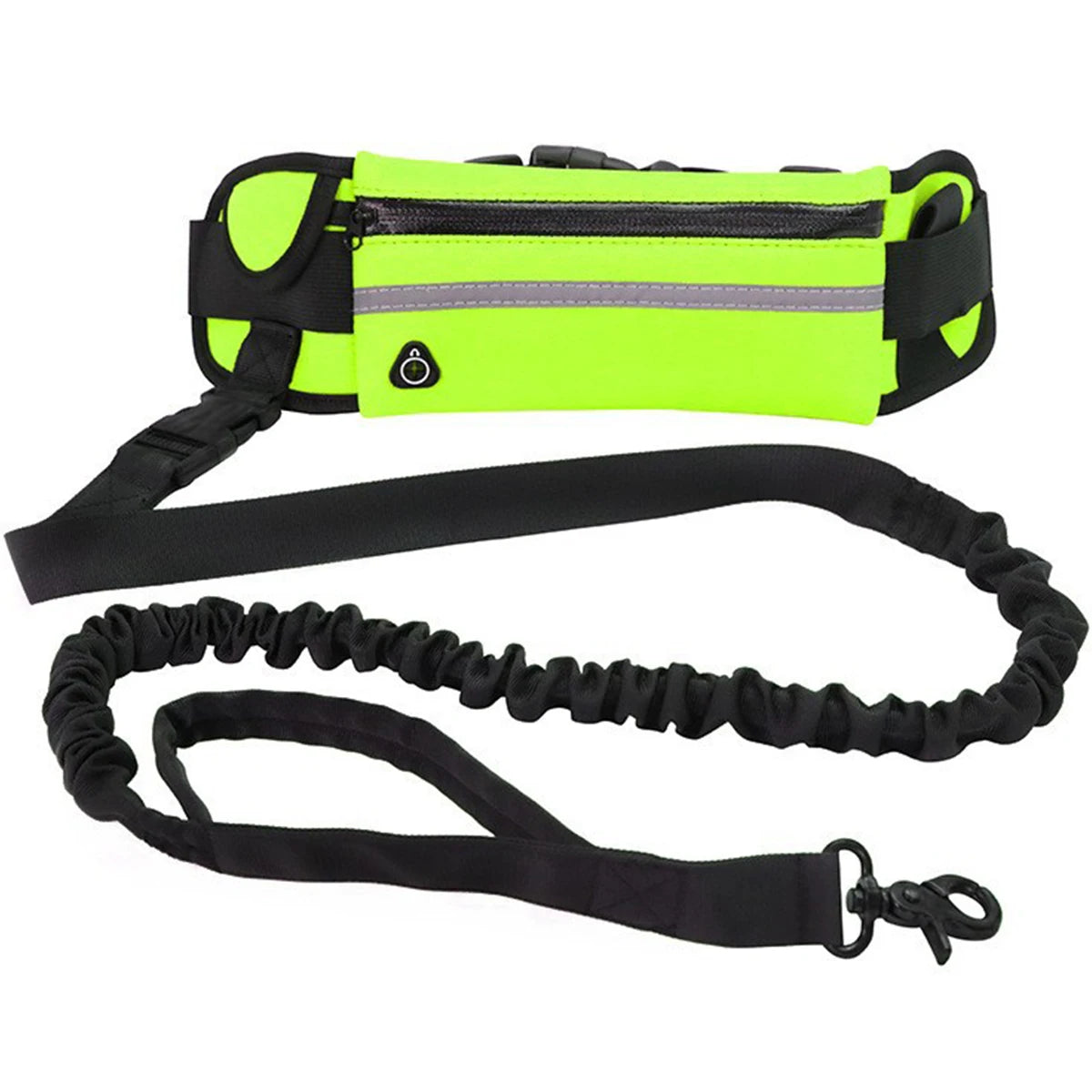 Hands Free Reflective Leash w/Waist Bag