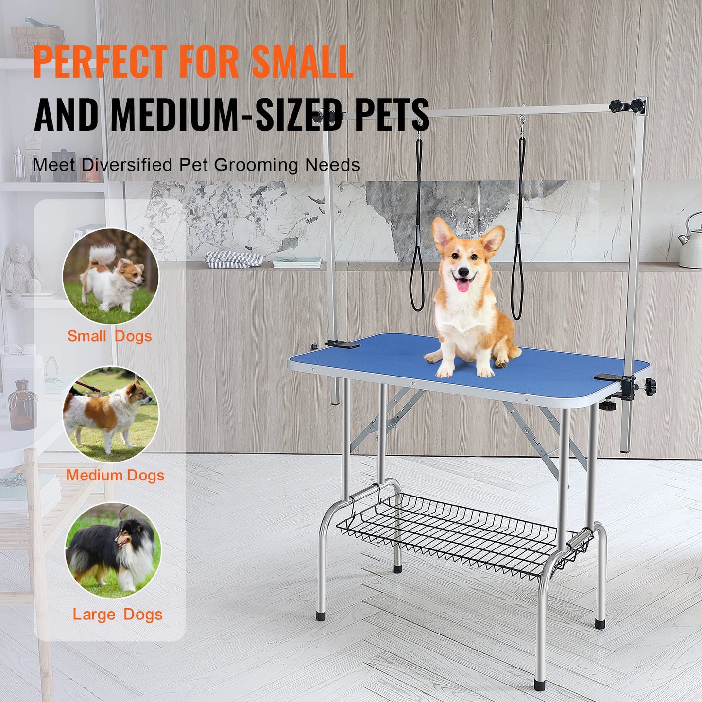 Foldable Grooming Station w/Two Arms