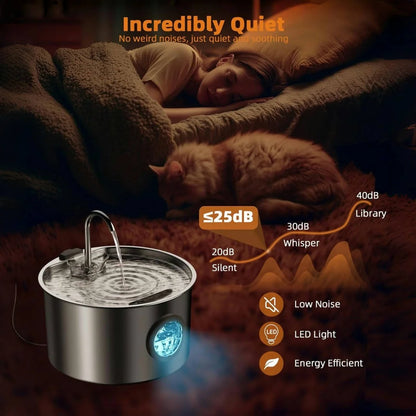 Stainless Steel 108 oz. Water Fountain