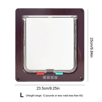 Flap Door with 4 Way Security Lock