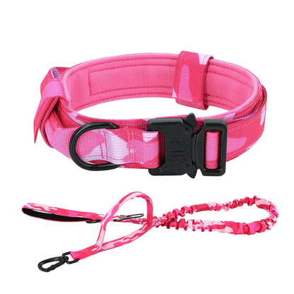 Adjustable, Tactical Dog Training Collar & Leash Set