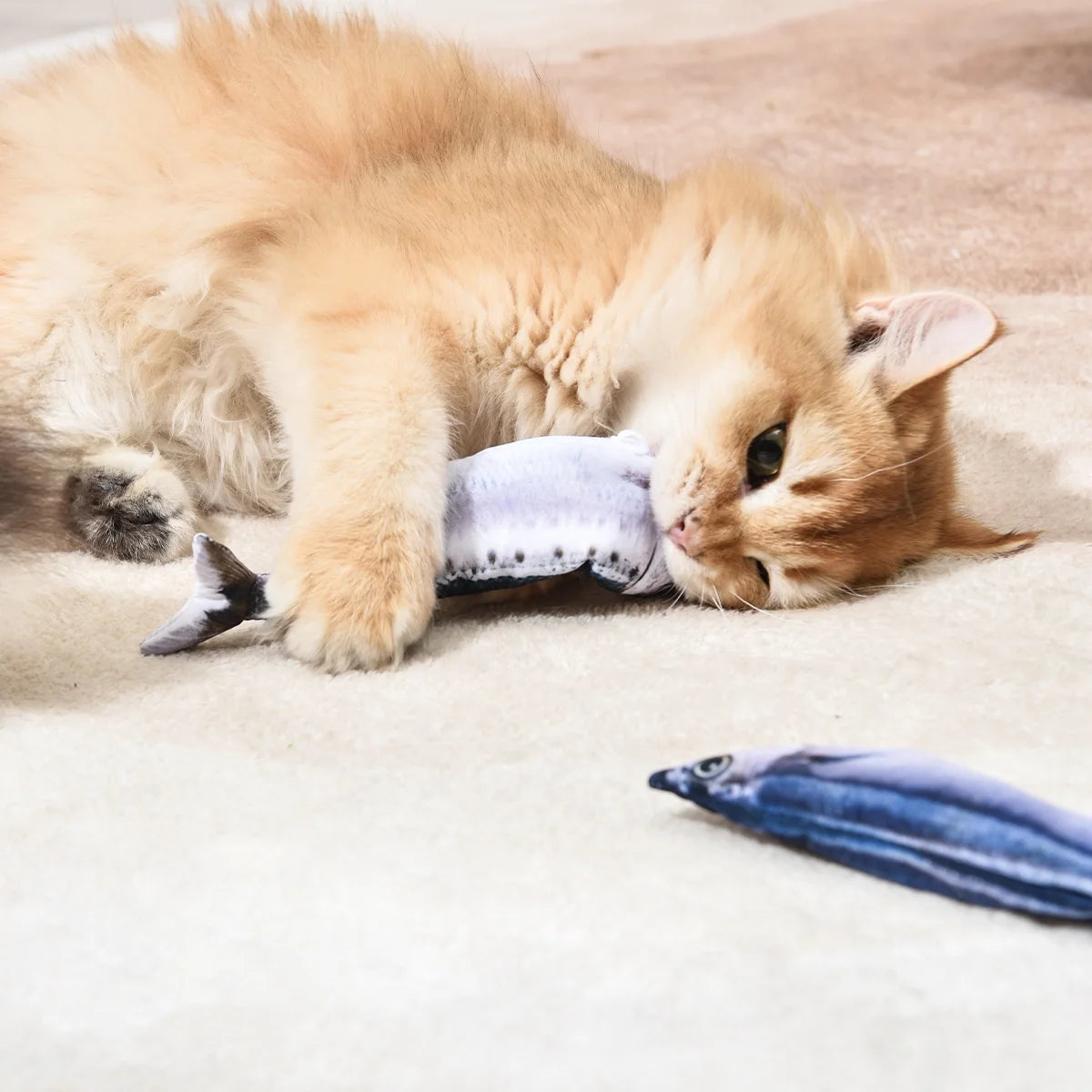3PCS Electric Fish Cat Toys