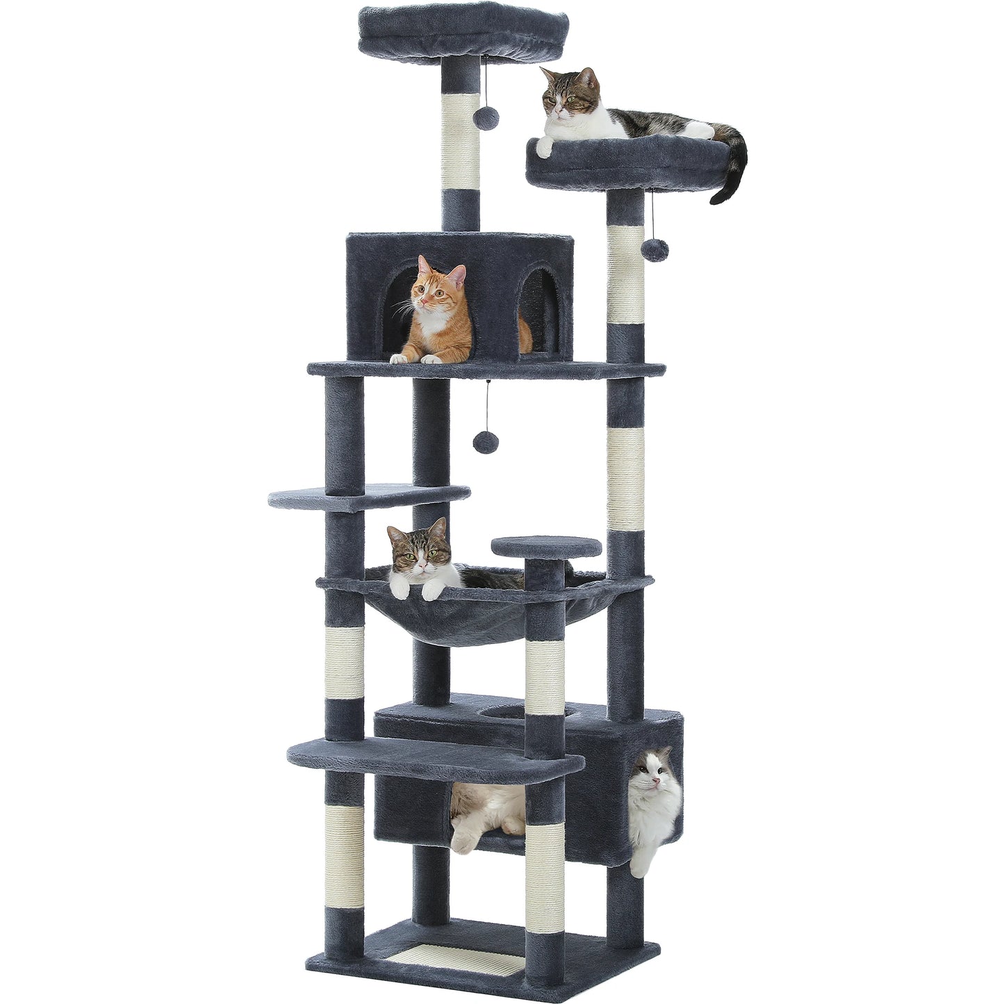 Large Indoor Tree and Tower w/Scratching Post
