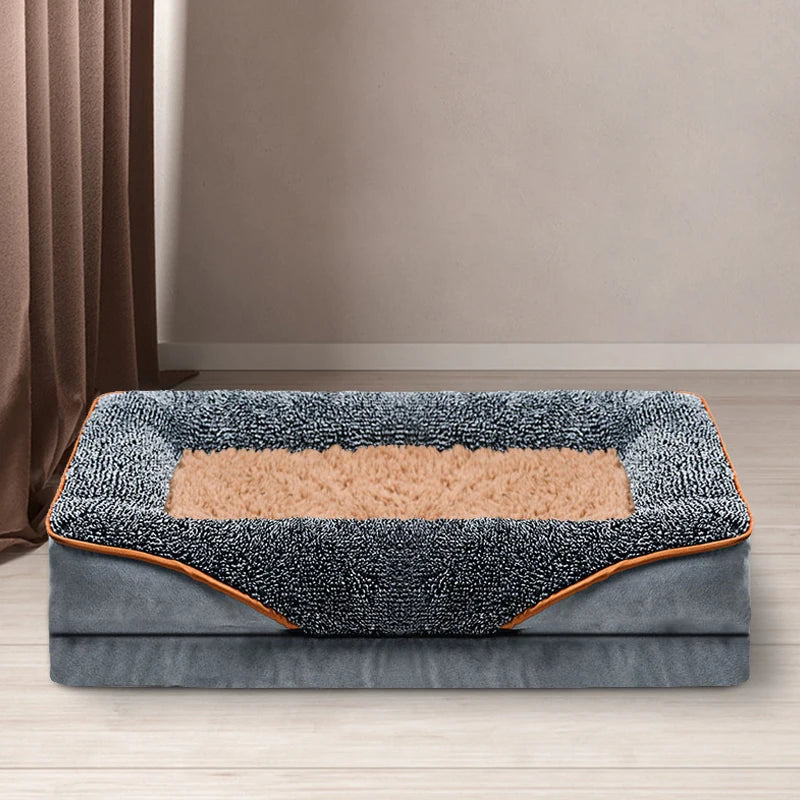 Oversized bed With Raised Edges For All Seasons