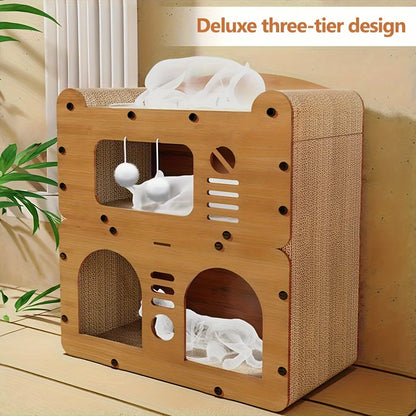 Spacious Indoor/Outdoor Cat House