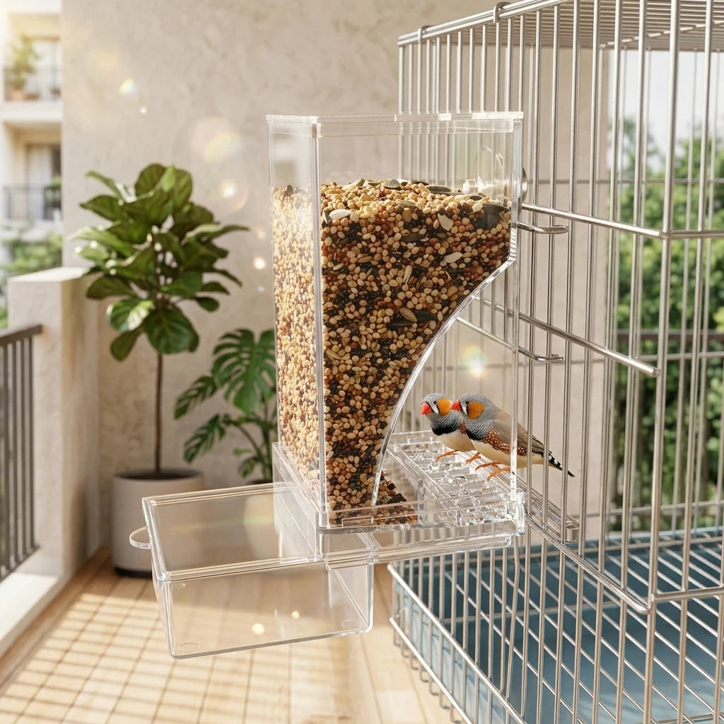 No Mess Automatic Bird Feeder