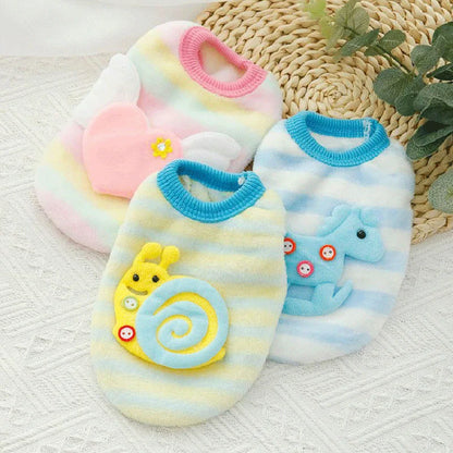 Cute Print Tea Cup Dog Sweater