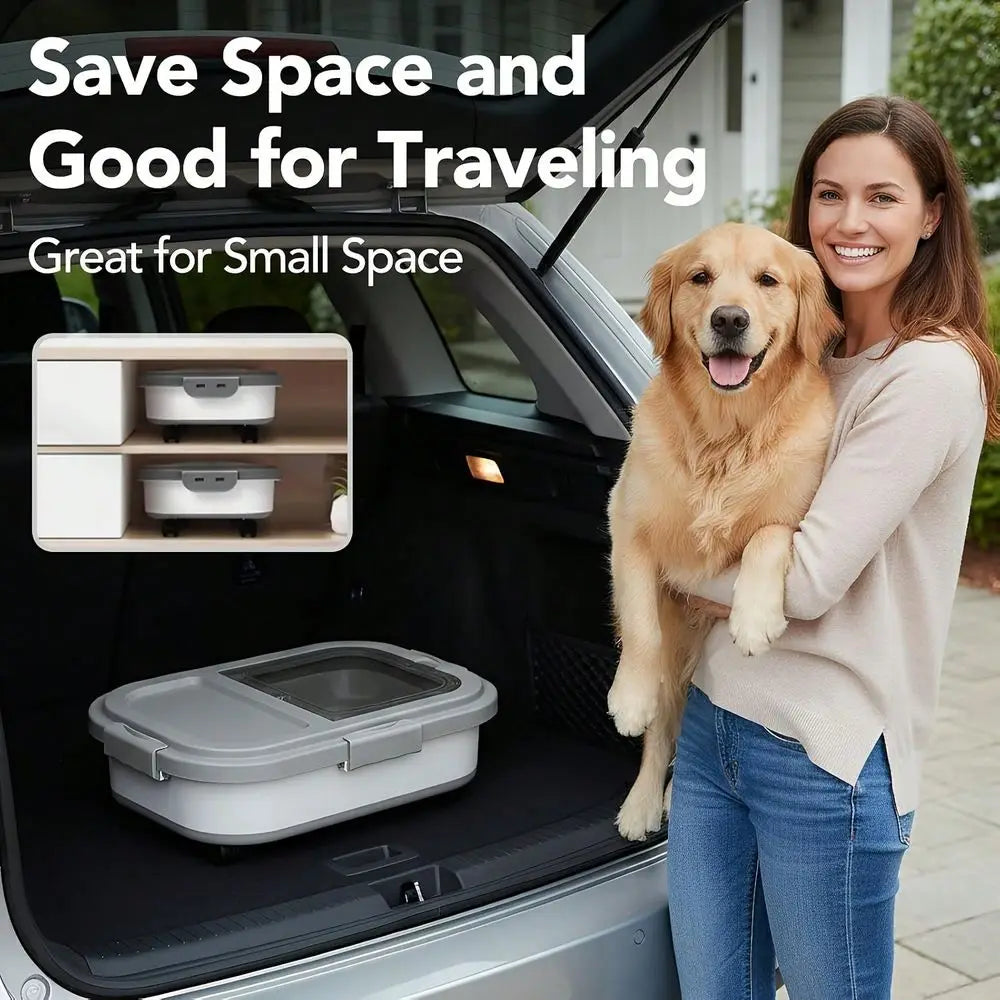 Medium Sized Pet Dog Food Storage Container