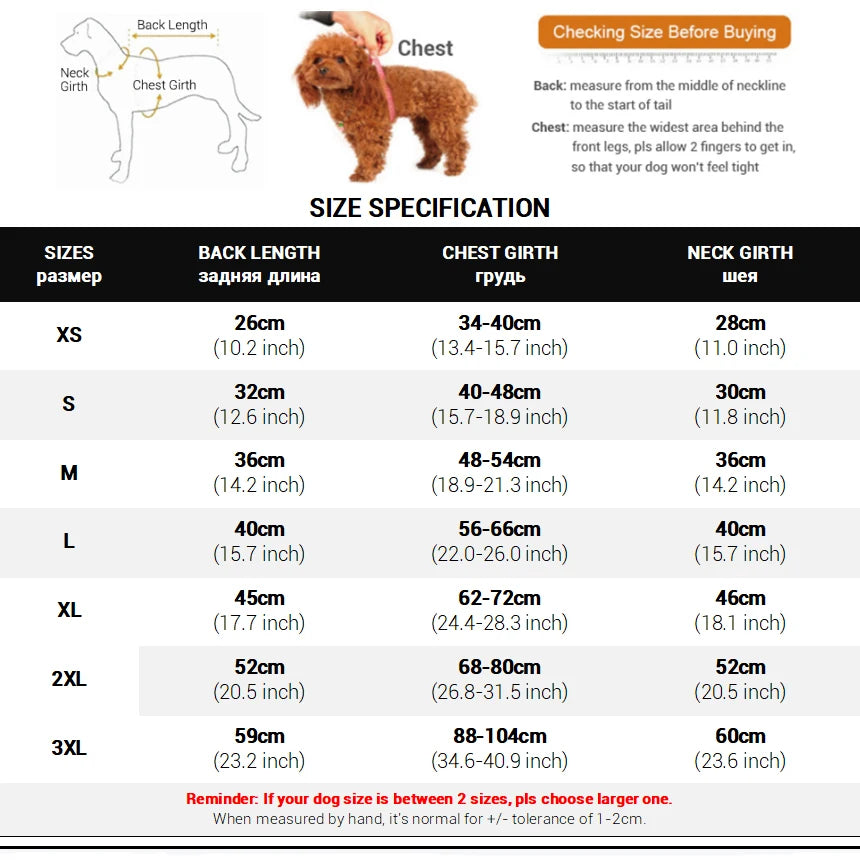 Waterproof, Soft, Reversible Dog Jacket