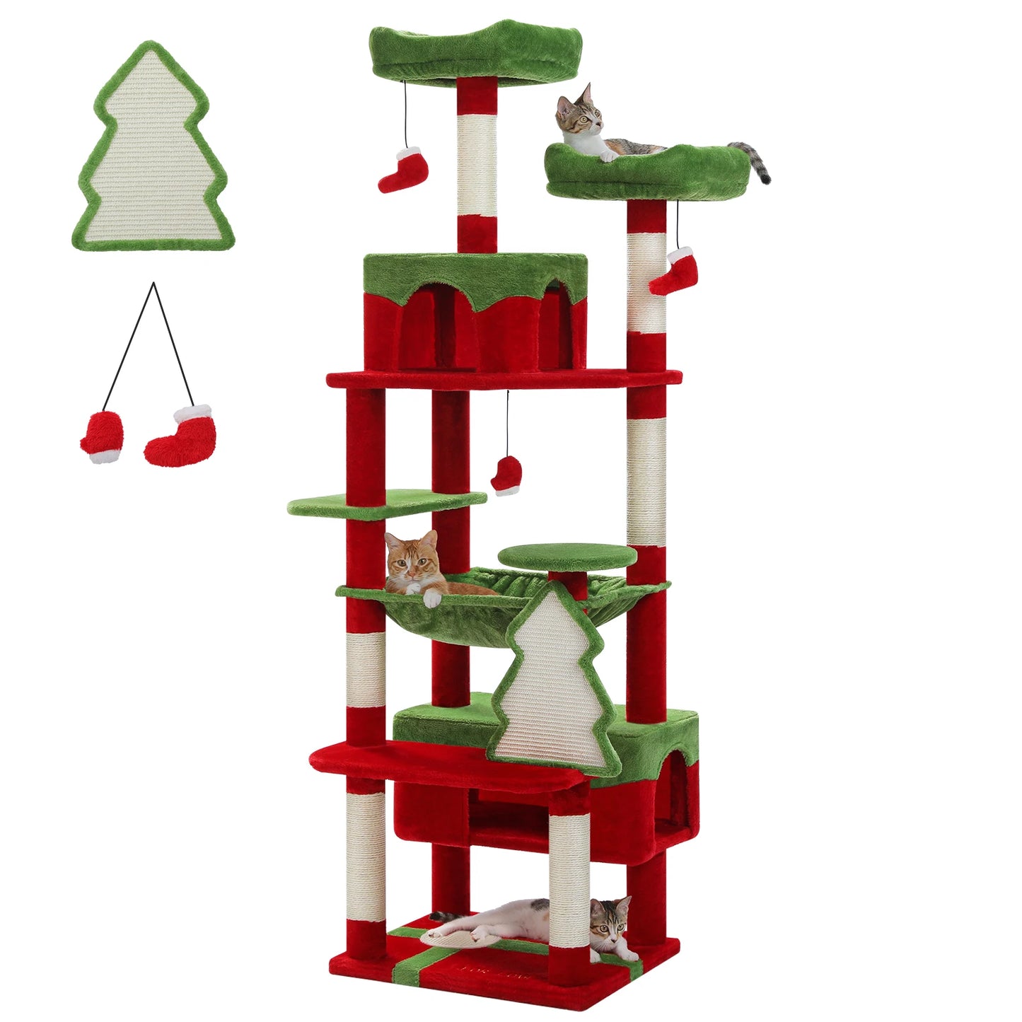 Large Indoor Tree and Tower w/Scratching Post
