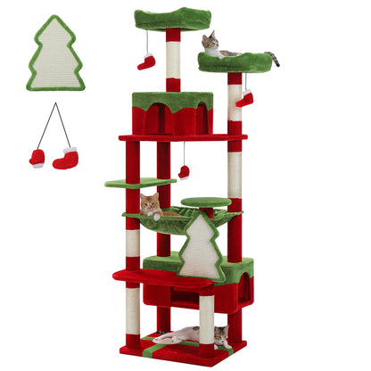 Large Indoor Tree and Tower w/Scratching Post