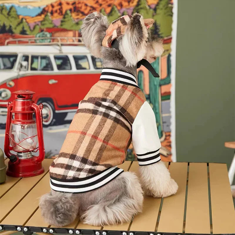 New Thick, Warm, Soft, Plaid Fashion Coat