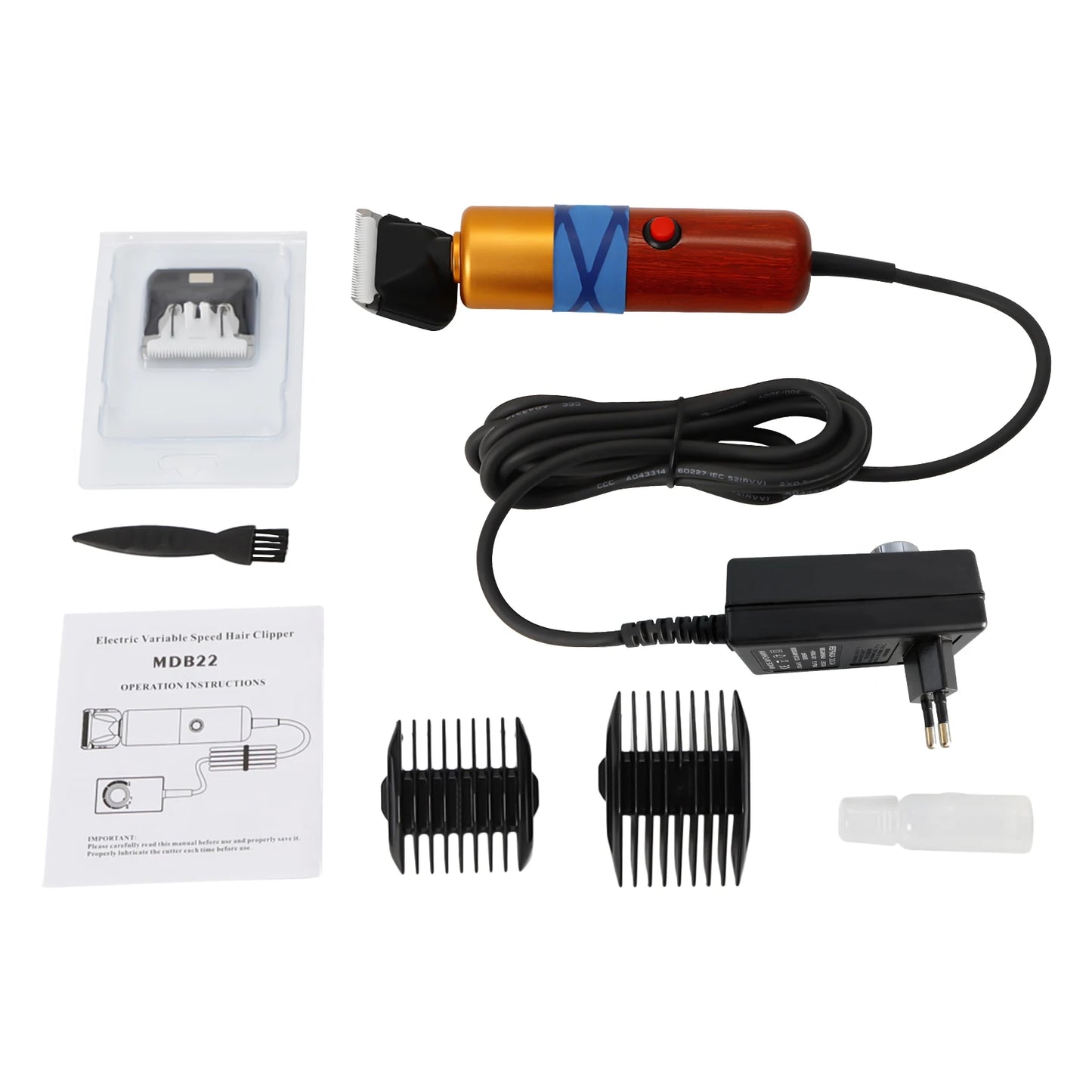 Low Noise High-Efficiency Pet Hair Clipper
