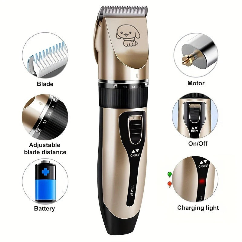 Electric Precision Pet Hair Trimmer Kit