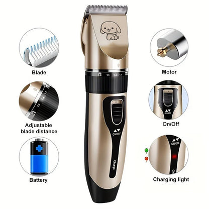 Electric Precision Pet Hair Trimmer Kit