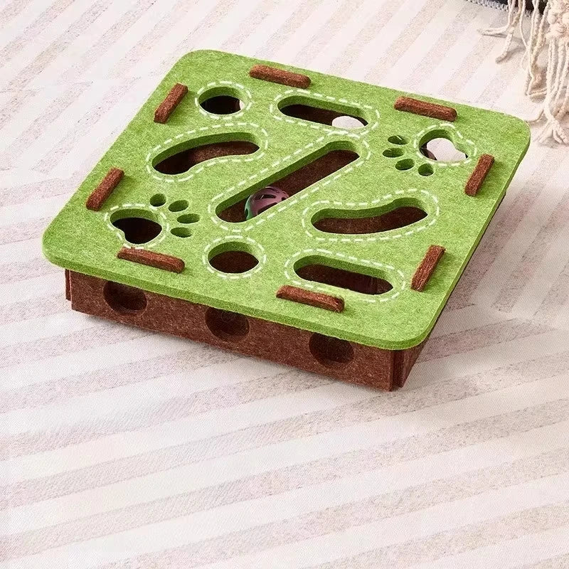Felt Puzzle Toy Box