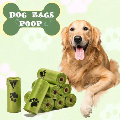10Pcs Extra Thick Dog Poop Bags (22x30cm)