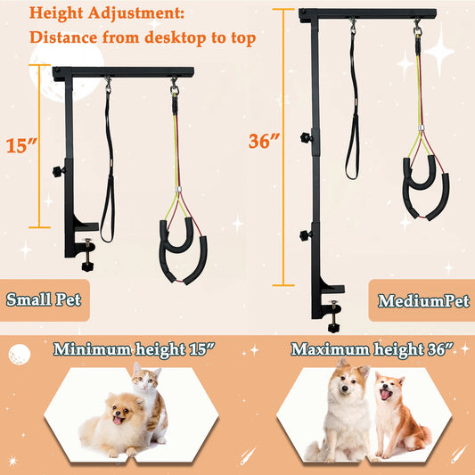 Dog Grooming Table w/Three Section Design