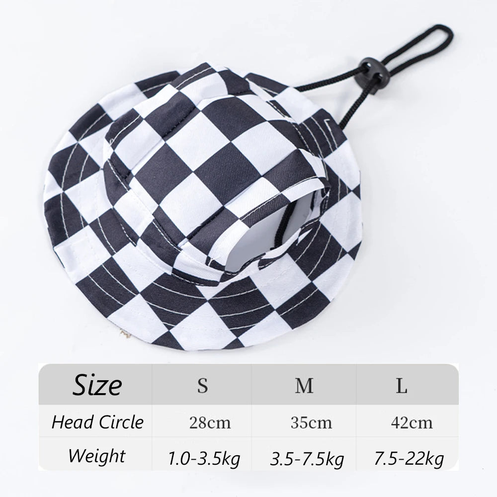 Summer Sunscreen Hat Suitable for Cats, Small-Med Dogs