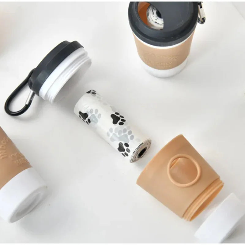 Portable Pet Poop Trash Can Dispenser