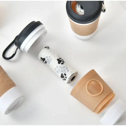 Portable Pet Poop Trash Can Dispenser