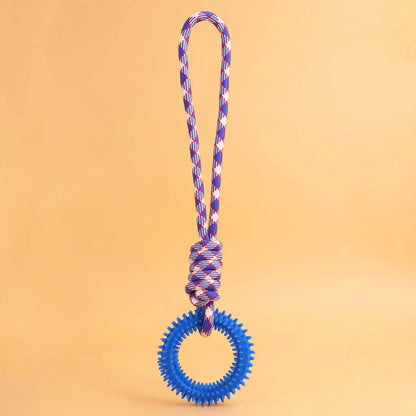 Colorful Chew Resistant Nylon Rope Toy
