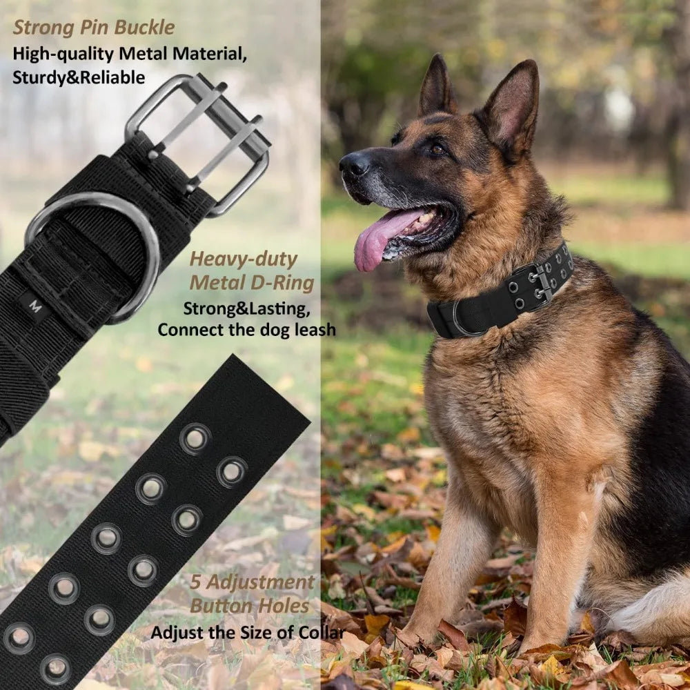 Adjustable Military Dog Collar