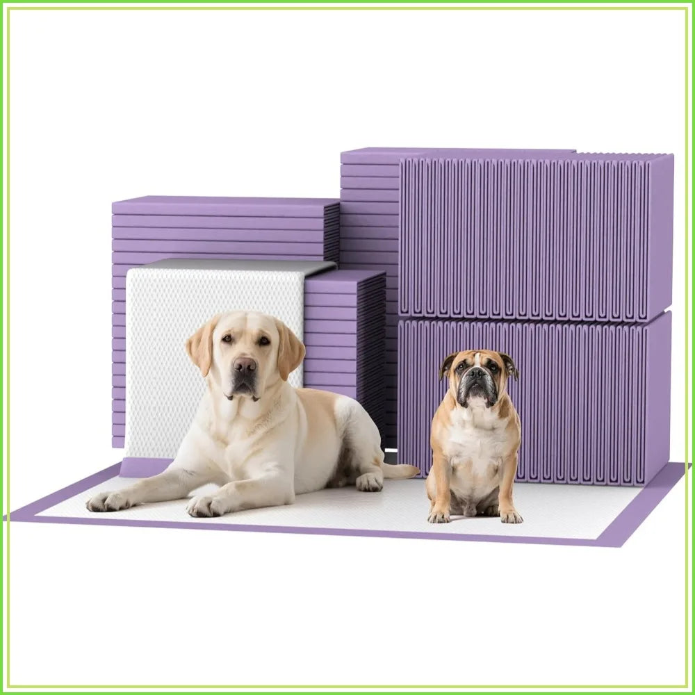 Lavender Scented Super Absorbent Leak-Proof Puppy Pads