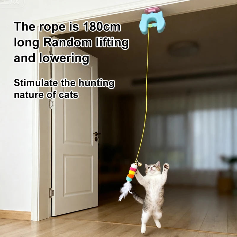 Electric Cat Toy with 2 Ropes