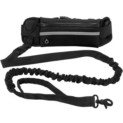 Hands Free Reflective Leash w/Waist Bag