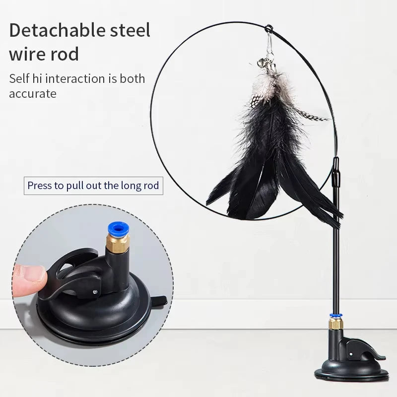 Interactive Cat Teaser Wand Toy