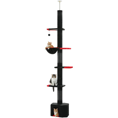 Adjustable Height Indoor Tree w/Scratching Post