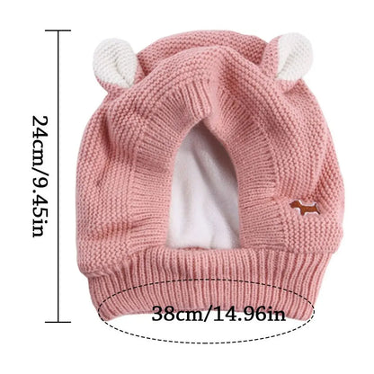 Quiet Knitted Hat Earmuffs