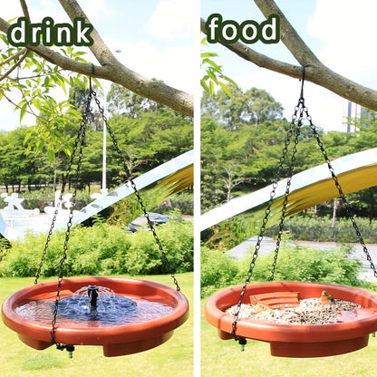 Solar Powered Water Pump Fountain with Multi-Pattern Nozzles