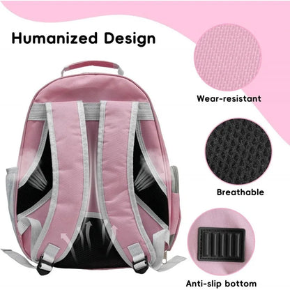 Pink Expandable Backpack