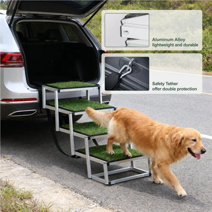 4 Step Dog Stair for Cars